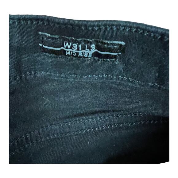 Vigoss Mid Rise Marley Short sz 31 Black Cut Off Womens - Picture 5 of 6